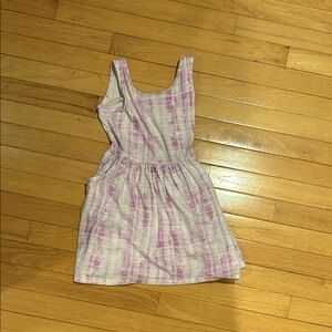 Cat & Jack Pink and White Tie-Dye Top